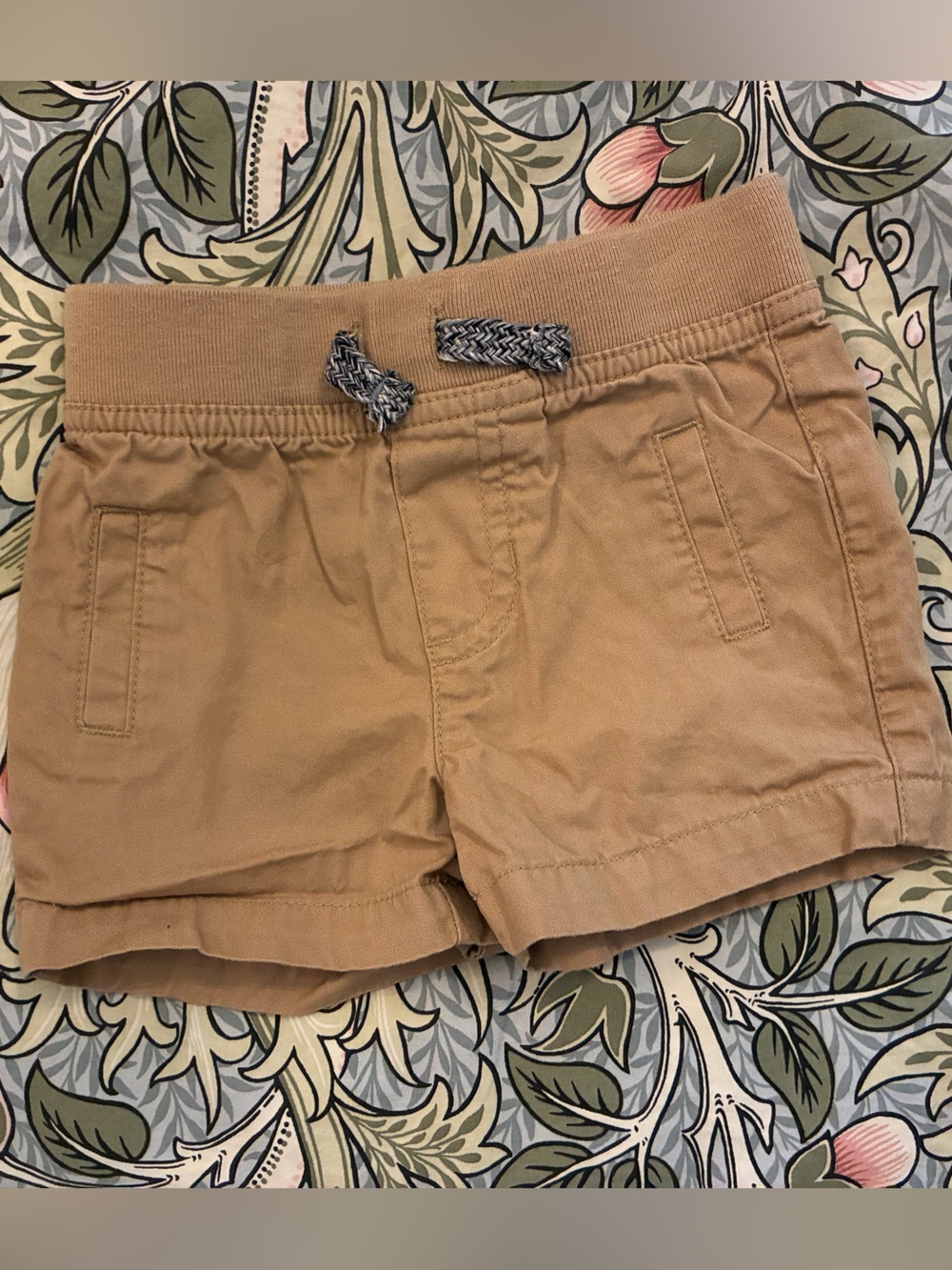 Cat & Jack Infant Casual Drawstring Shorts in Khaki Tan